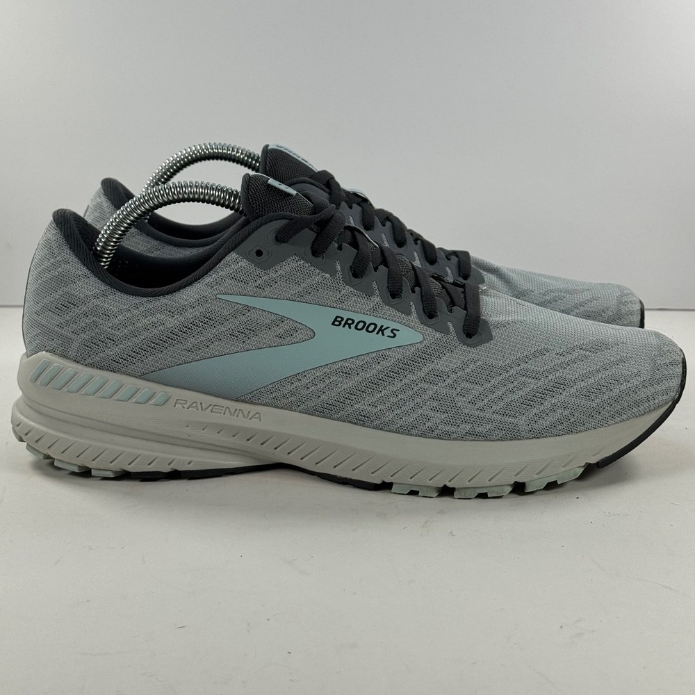 Brooks Ravenna 11 Women's Athletic‎ Running Shoes Grey Aqua Size 10.5